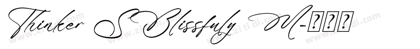 Thinker SBlissfuly M字体转换